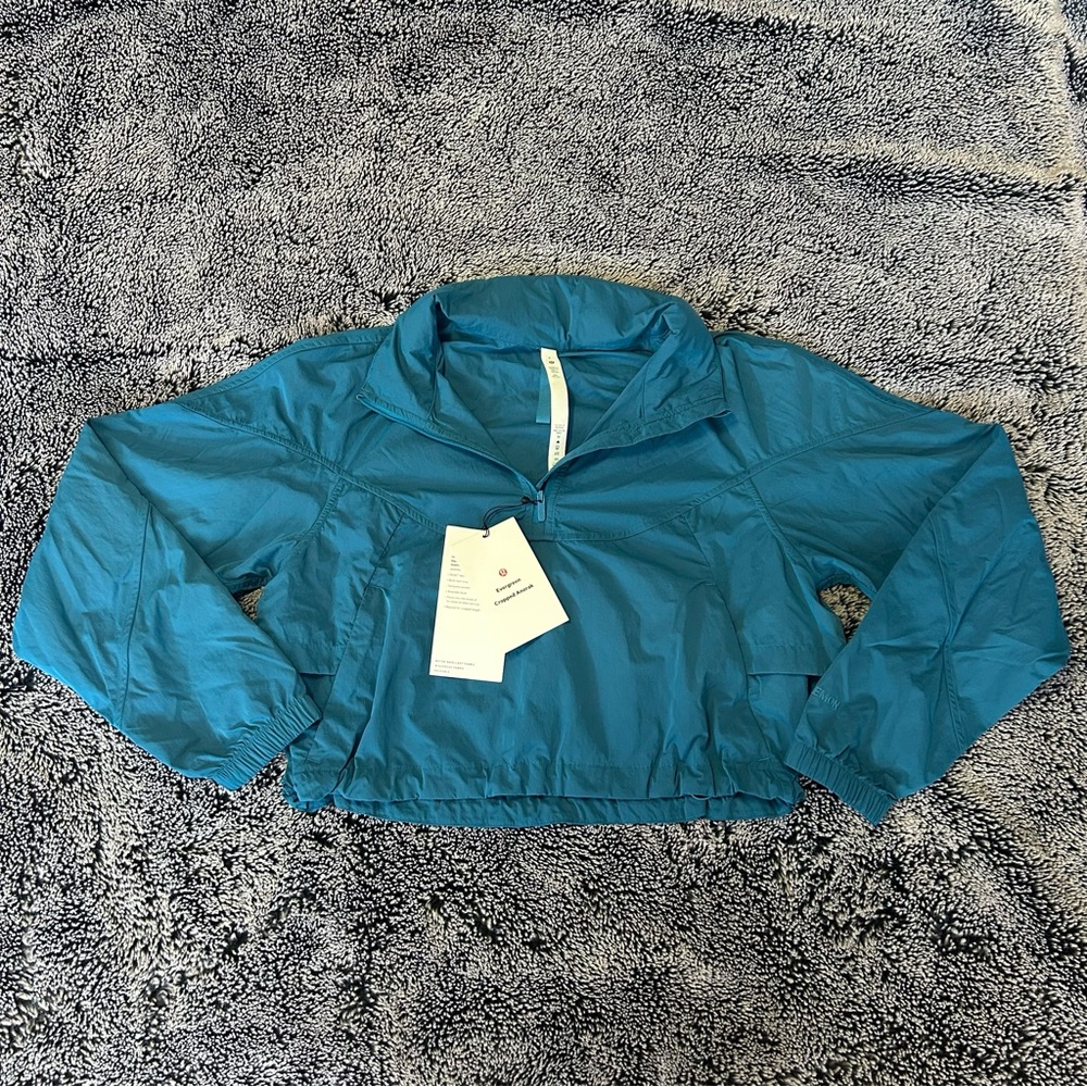 NWT Lululemon Athletica Evergreen Cropped Anorak size 6
